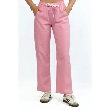Spodnie medyczne SCRUBS MEDI TEDDY - COSTA VITAL PINK